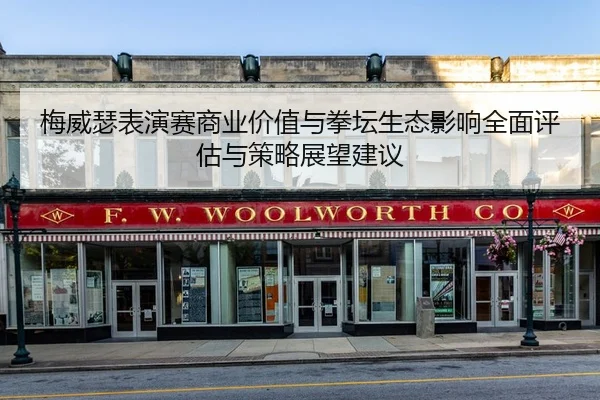 梅威瑟表演赛商业价值与拳坛生态影响全面评估与策略展望建议